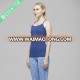 2018 eco-friendly new design soft yoga sports  bra and legging set t-shirt tank top with Round Collar