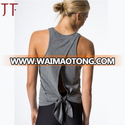 2018 newest design high quality women fitness yoga wear Nylon Spandex wholesale running singlet yoga tank tops