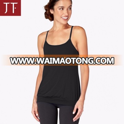 2017 newest design high quality women fitness yoga wear modal Spandex wholesale running singlet sports tank tops