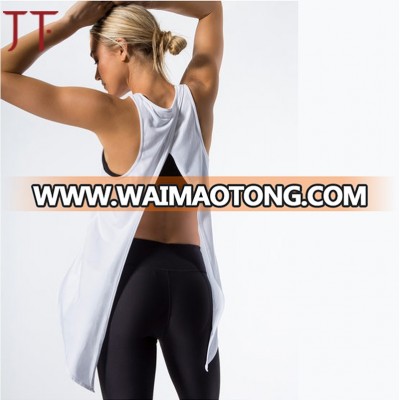 New Arrival In Stock Custom Loose Lycra Cotton Crop Top Women Plain Modal White Tank Top